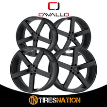 Cavallo Clv-5 Gloss Black 22X9 5X112 66.56 35
