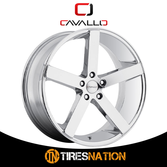 Cavallo Clv-5 Nano Chrome 20X8.5 5X112 66.56 35
