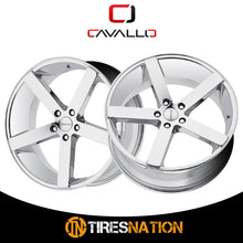 Cavallo Clv-5 Nano Chrome 24X9 5X115 74.1 15