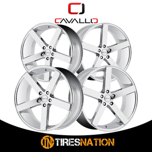 Cavallo Clv-5 Nano Chrome 20X8.5 5X112 66.56 35