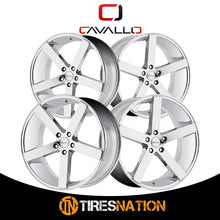 Cavallo Clv-5 Nano Chrome 24X9 5X115 74.1 15