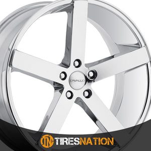 Cavallo Clv-5 Nano Chrome 20X8.5 5X112 66.56 35
