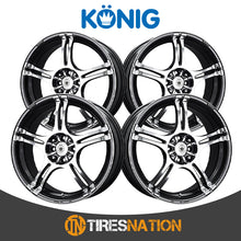 Konig 48A Incident 17X7 4X100/4X4.50 73.00 +40
