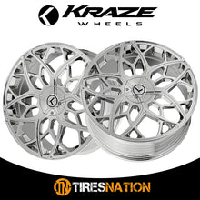 Kraze Chrome 22X8.5 5-115/5-120 74.1 38
