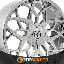 Kraze Chrome 22X8.5 5-115/5-120 74.1 38