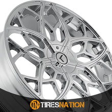 Kraze Chrome 22X8.5 5-115/5-120 74.1 38