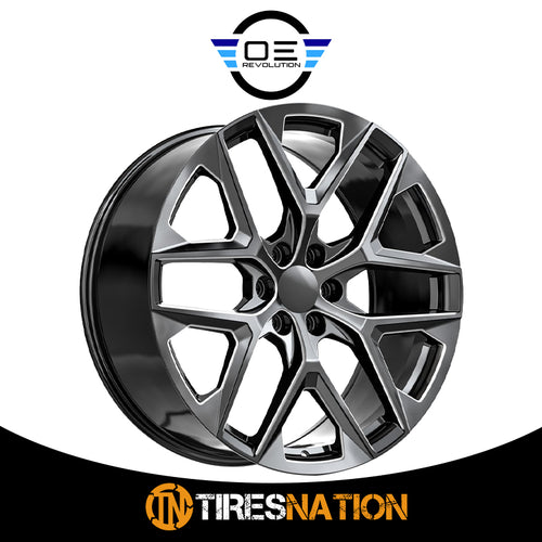 O.E. Revolution C-39 Gloss Black & Milled 26X10 6X139.7 78.1 31
