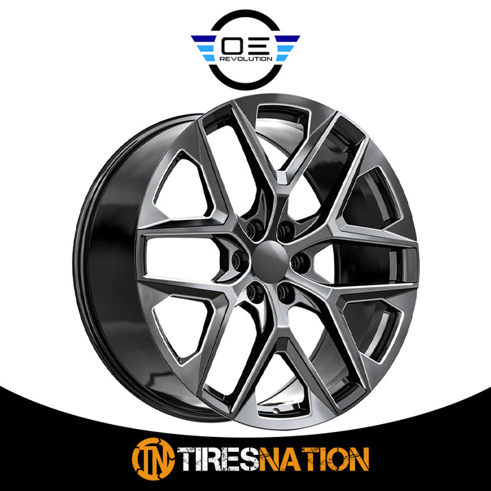 O.E. Revolution C-39 Gloss Black & Milled 26X10 6X139.7 78.1 31
