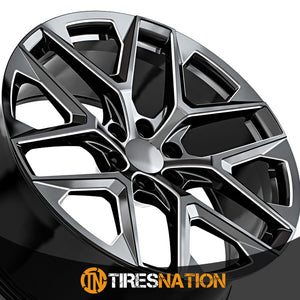 O.E. Revolution C-39 Gloss Black & Milled 26X10 6X139.7 78.1 31