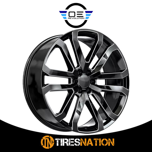 O.E. Revolution D-37 Gloss Black & Milled 26X10 6X139.7 78.1 31