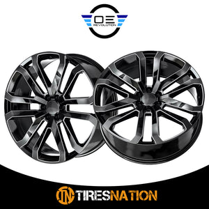 O.E. Revolution D-37 Gloss Black & Milled 26X10 6X139.7 78.1 31