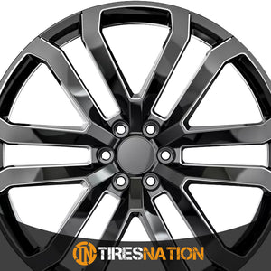 O.E. Revolution D-37 Gloss Black & Milled 26X10 6X139.7 78.1 31