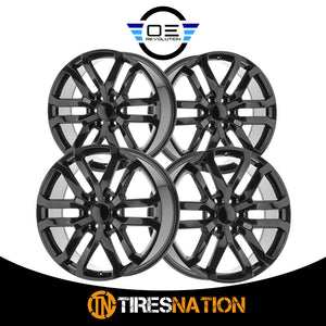 O.E. Revolution D-37 Gloss Black 24X10 6X139.7 78.1 31