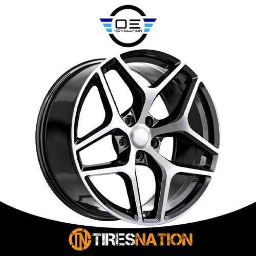 O.E. Revolution Z28 Gloss Black & Machined 20X10 5X120 67 35
