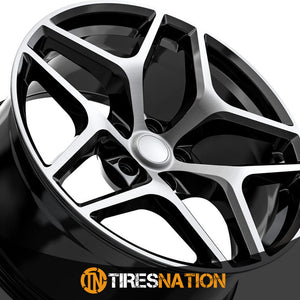 O.E. Revolution Z28 Gloss Black & Machined 20X10 5X120 67 35