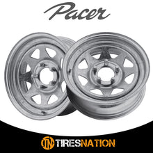 Pacer Trailer 28Ga Galvanized Spoke Trailer 16X6 6X5.50 107.95 +00
