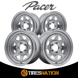 Pacer Trailer 28Ga Galvanized Spoke Trailer 16X6 6X5.50 107.95 +00