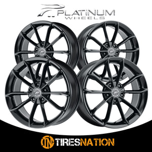 Platinum 457Bk Revelation 18X8 5X112 66.56 +40