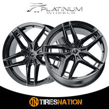 Platinum 464Bk Lotus 17X8 5X4.25 72.62 +40