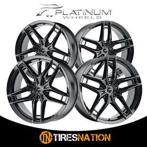 Platinum 464Bk Lotus 17X8 5X4.25 72.62 +40