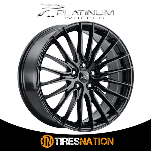 Platinum 465Bk Reprisal 18X8 5X100 72.62 +35