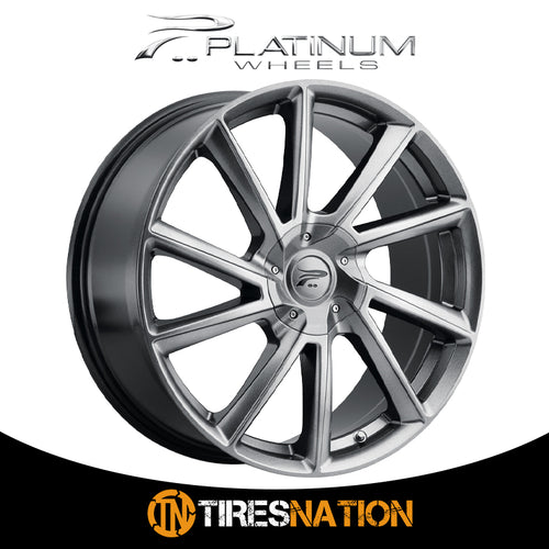 Platinum 466G Mystic 17X8 5X100/5X4.50 72.62 +40