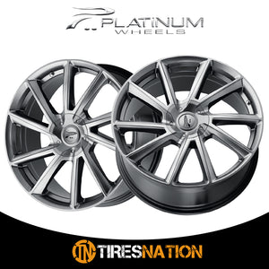 Platinum 466G Mystic 17X8 5X100/5X4.50 72.62 +40