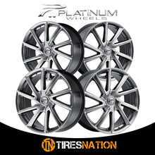 Platinum 466G Mystic 17X8 5X100/5X4.50 72.62 +40