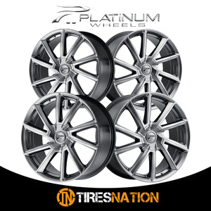 Platinum 466G Mystic 17X8 5X100/5X4.50 72.62 +40