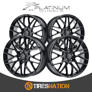 Platinum 459Bk Retribution 17X8 5X4.50 72.62 +40