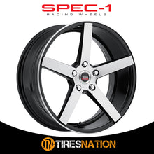 Spec-1 Sp-36 Gloss Black & Brushed 20X9.5 Blank 73.1 42