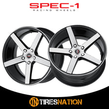 Spec-1 Sp-36 Gloss Black & Brushed 20X9.5 Blank 73.1 42
