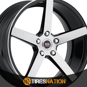 Spec-1 Sp-36 Gloss Black & Brushed 20X9.5 Blank 73.1 42