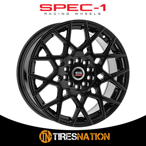 Spec-1 Sp-52 Gloss Black 18X8 4X100/4X114.3 73.1 38