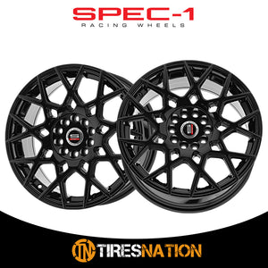 Spec-1 Sp-52 Gloss Black 18X8 4X100/4X114.3 73.1 38