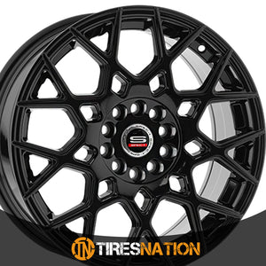 Spec-1 Sp-52 Gloss Black 18X8 4X100/4X114.3 73.1 38
