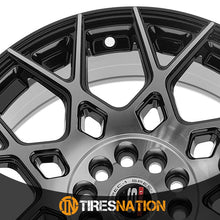 Spec-1 Sp-52 Gloss Black & Machined 18X8 4X100/4X114.3 73.1 38