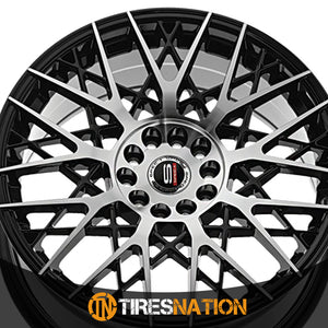 Spec-1 Sp-53 Gloss Black & Machined 18X8 4X100/4X114.3 73.1 38