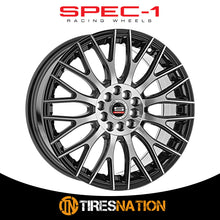 Spec-1 Sp-55 Gloss Black & Machined 18X8 4X100/4X114.3 73.1 38