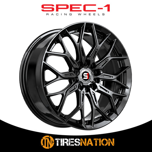 Spec-1 Sp-57 Gloss Black 18X8 4X100/4X114.3 73.1 38