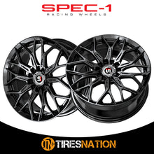 Spec-1 Sp-57 Gloss Black 17X7.5 4X100/4X114.3 73.1 42