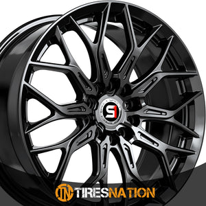 Spec-1 Sp-57 Gloss Black 17X7.5 4X100/4X114.3 73.1 42