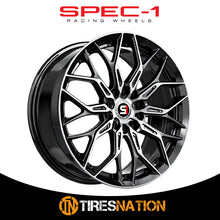 Spec-1 Sp-57 Gloss Black & Machined 18X8 4X100/4X114.3 73.1 38