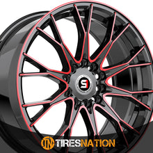 Spec-1 Sp-59 Gloss Black & Red Machined 17X7.5 5X110/5X114.3 73.1 42
