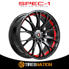 Spec-1 Sp-59 Gloss Black & Red Undercut 17X7.5 5X100/5X114.3 73.1 42