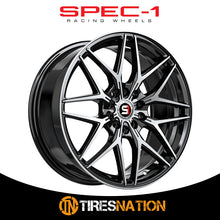 Spec-1 Sp-60 Gloss Black & Machined 18X8 5X114.3/5X120 73.1 38
