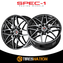 Spec-1 Sp-60 Gloss Black & Machined 18X8 5X114.3/5X120 73.1 38