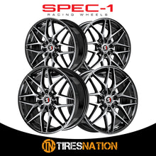 Spec-1 Sp-60 Gloss Black & Machined 18X8 5X114.3/5X120 73.1 38