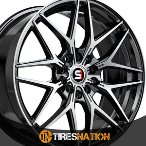 Spec-1 Sp-60 Gloss Black & Machined 18X8 5X114.3/5X120 73.1 38