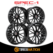 Spec-1 Sp-61 Gloss Black 17X8 4X100/4X114.3 73.1 42